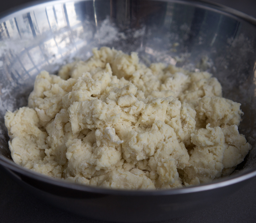 Texture of finished dough is relatively firm and somewhat sticky 