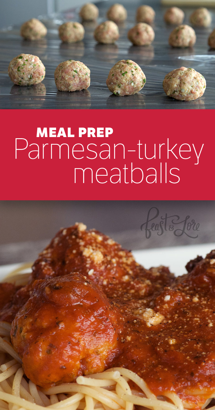 Meal Prep Parmesan Turkey Meatballs