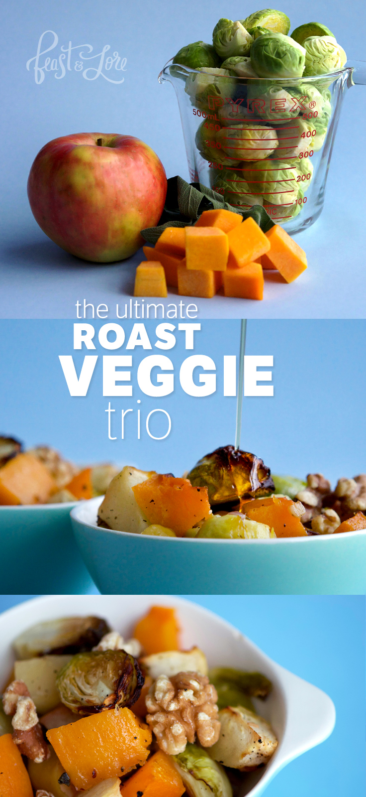 Brussels Sprouts, Butternut Squash and Apples, the perfect trio of vegetables