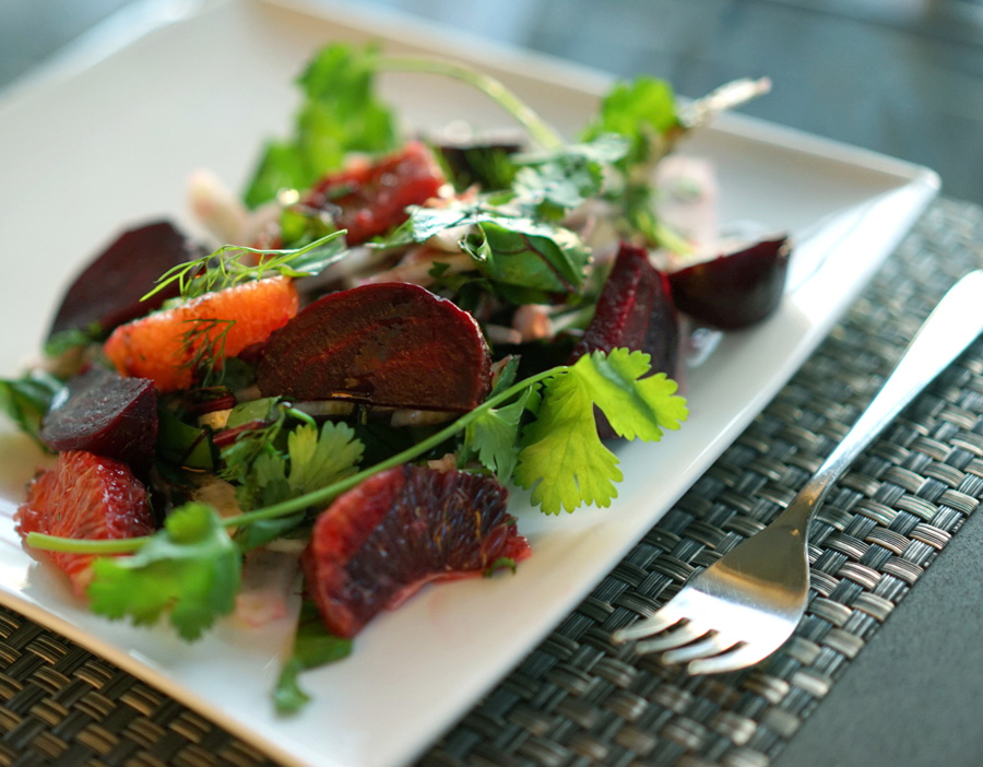 Orange Beet Fennel Salad